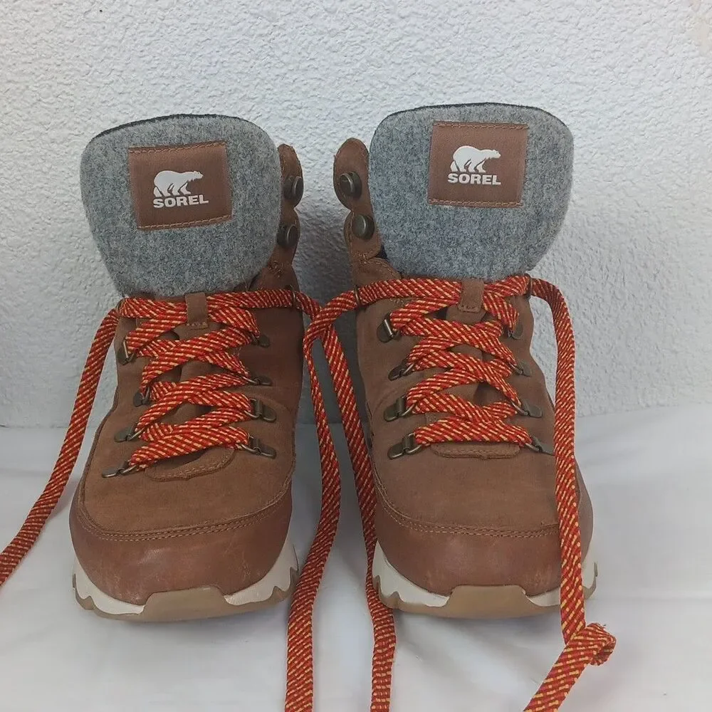 Sorel Velvet Tan Women's Kinetic Conquest Winter Waterproof Boots Size 10 - Picture 11 of 14